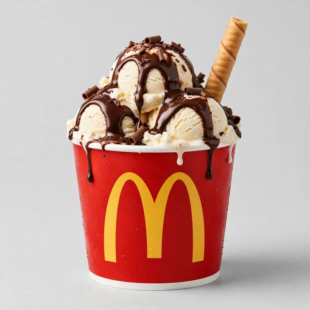 Eisbecher als Dessert, Symbolbild für McDonald's Desserts Preise