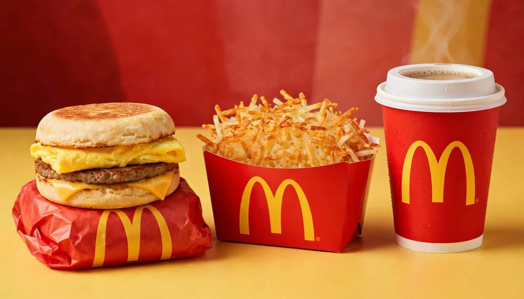 Frühstücks-Klassiker mit Kaffee, Symbolbild für die McDonald's Frühstück Preise