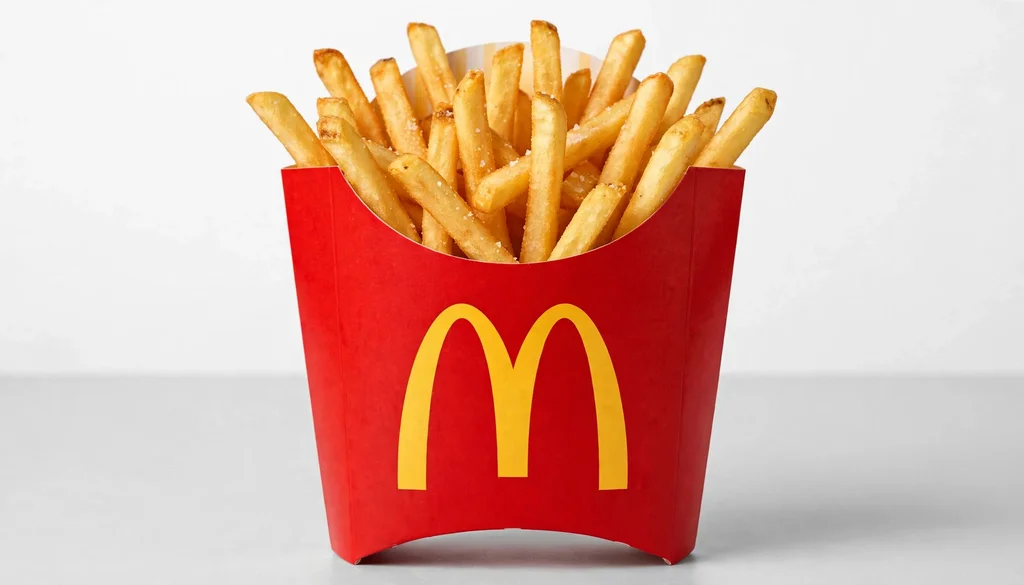 Pommes in der roten Tüte, Symbolbild für die McDonald's Pommes Preise